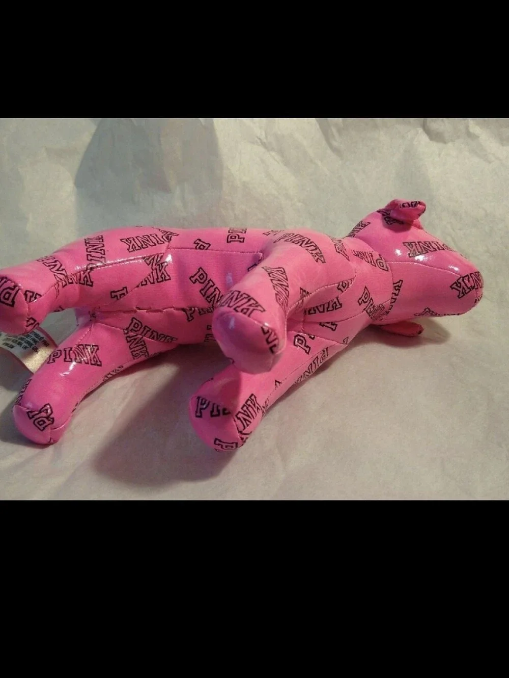Victoria Secret Pink Vinyl Logo Stamp dog New - Picture 4 of 6